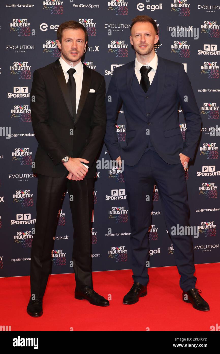 Jack Lisowski And Judd Trump Attend Sport Industry Awards At Battersea