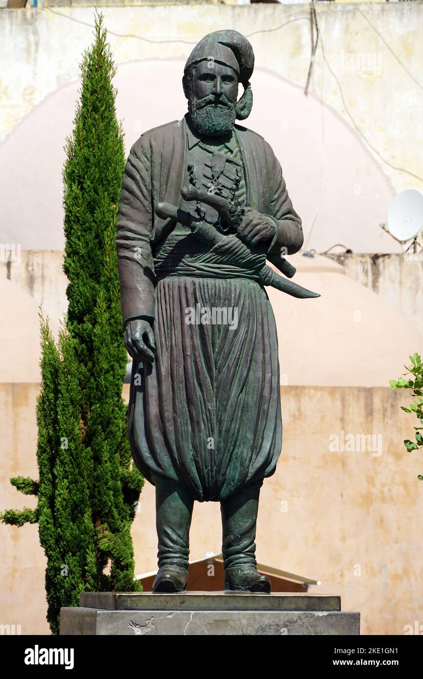 Anagnostis Mantakas Freedom Fighter Statue Chania Hania Crete