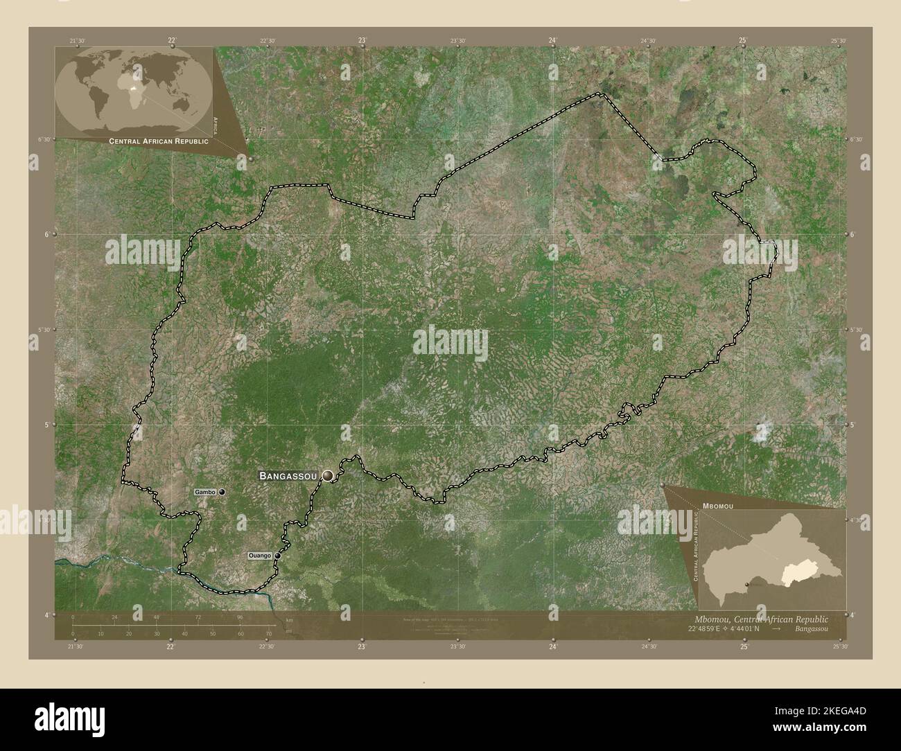 Mbomou Prefecture Of Central African Republic High Resolution