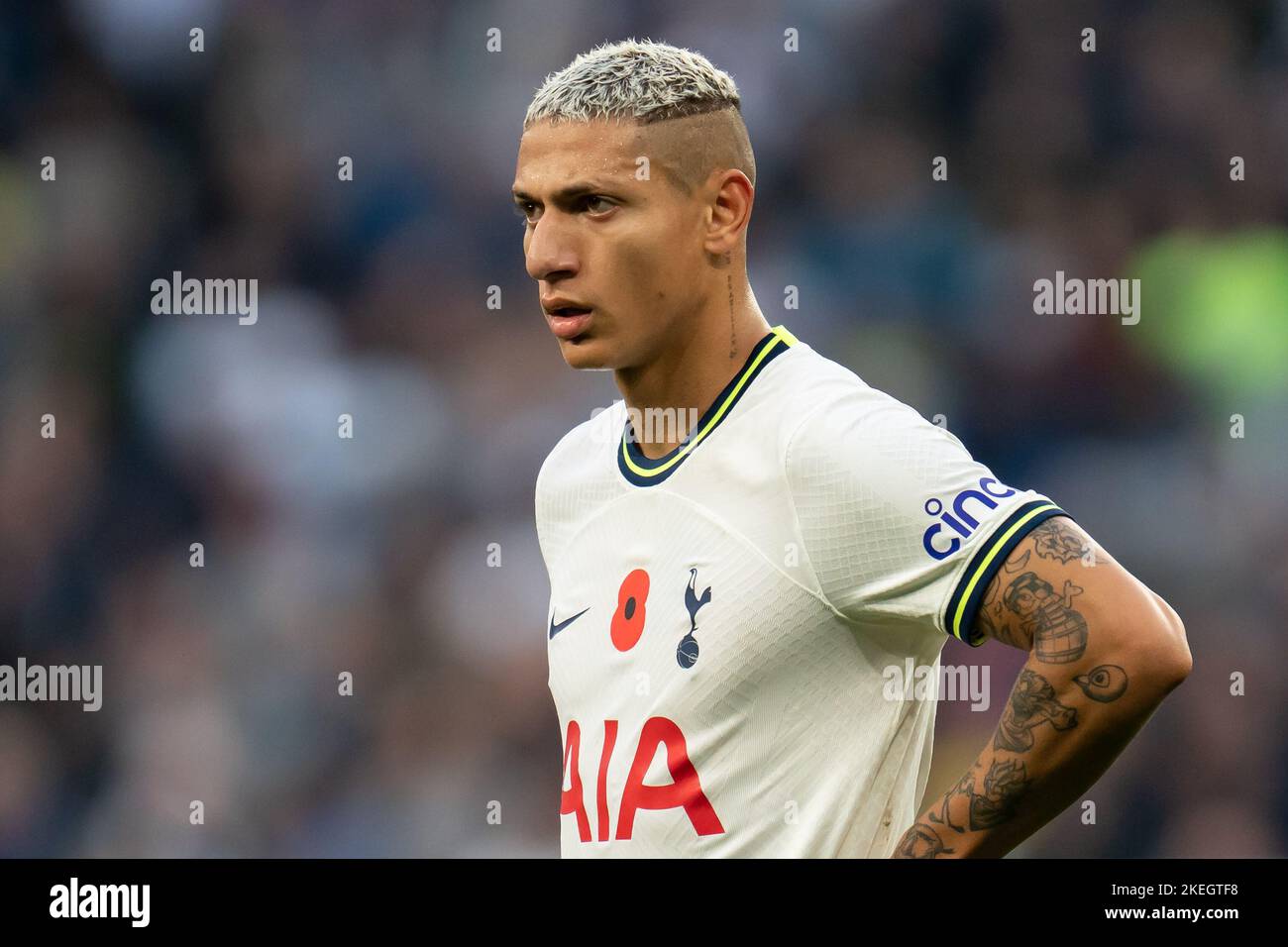 Richarlison Of Tottenham Hotspur During The Premier League Match