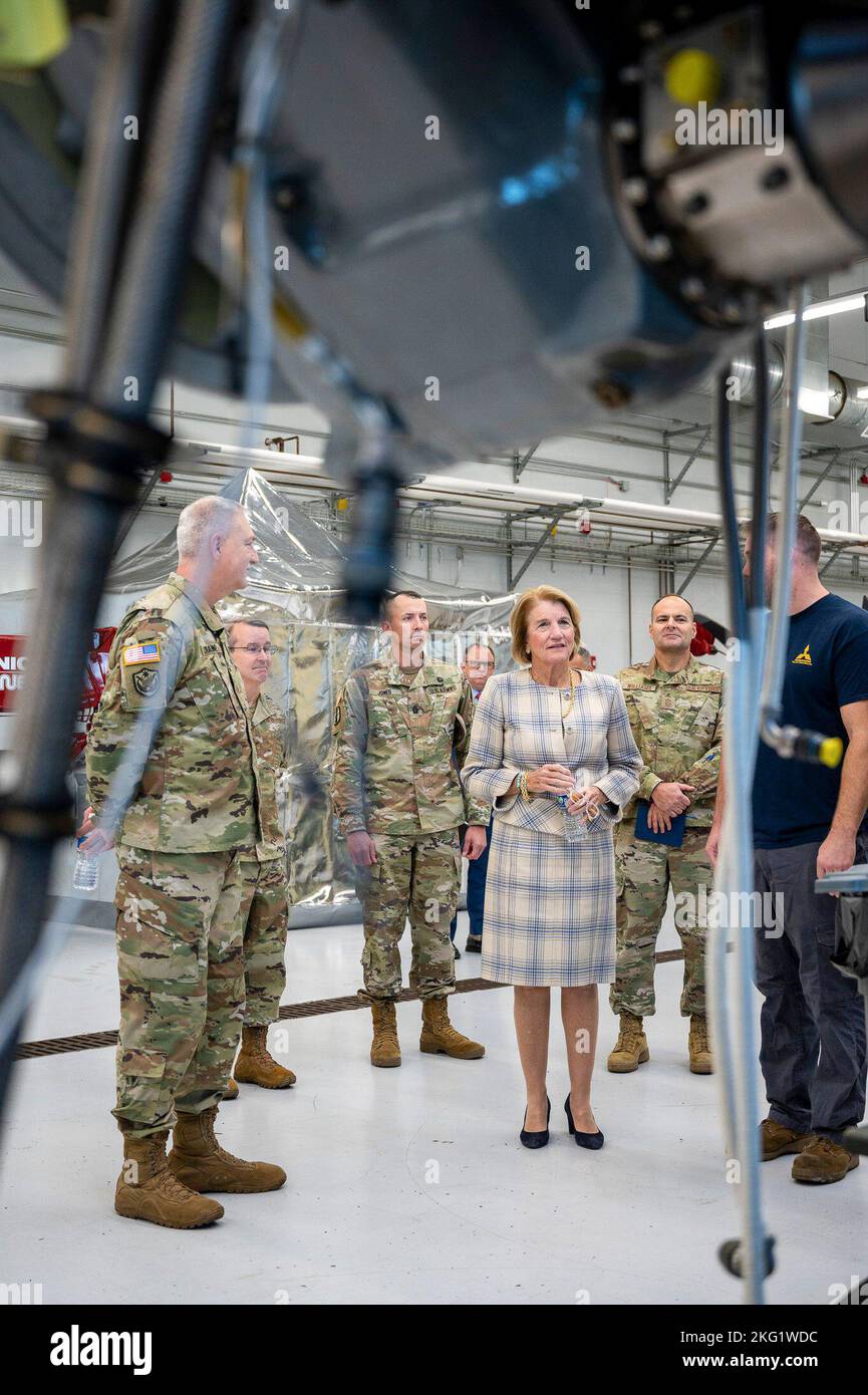 Senator Shelley Moore Capito Toured The 130th Airlift Wing Located On