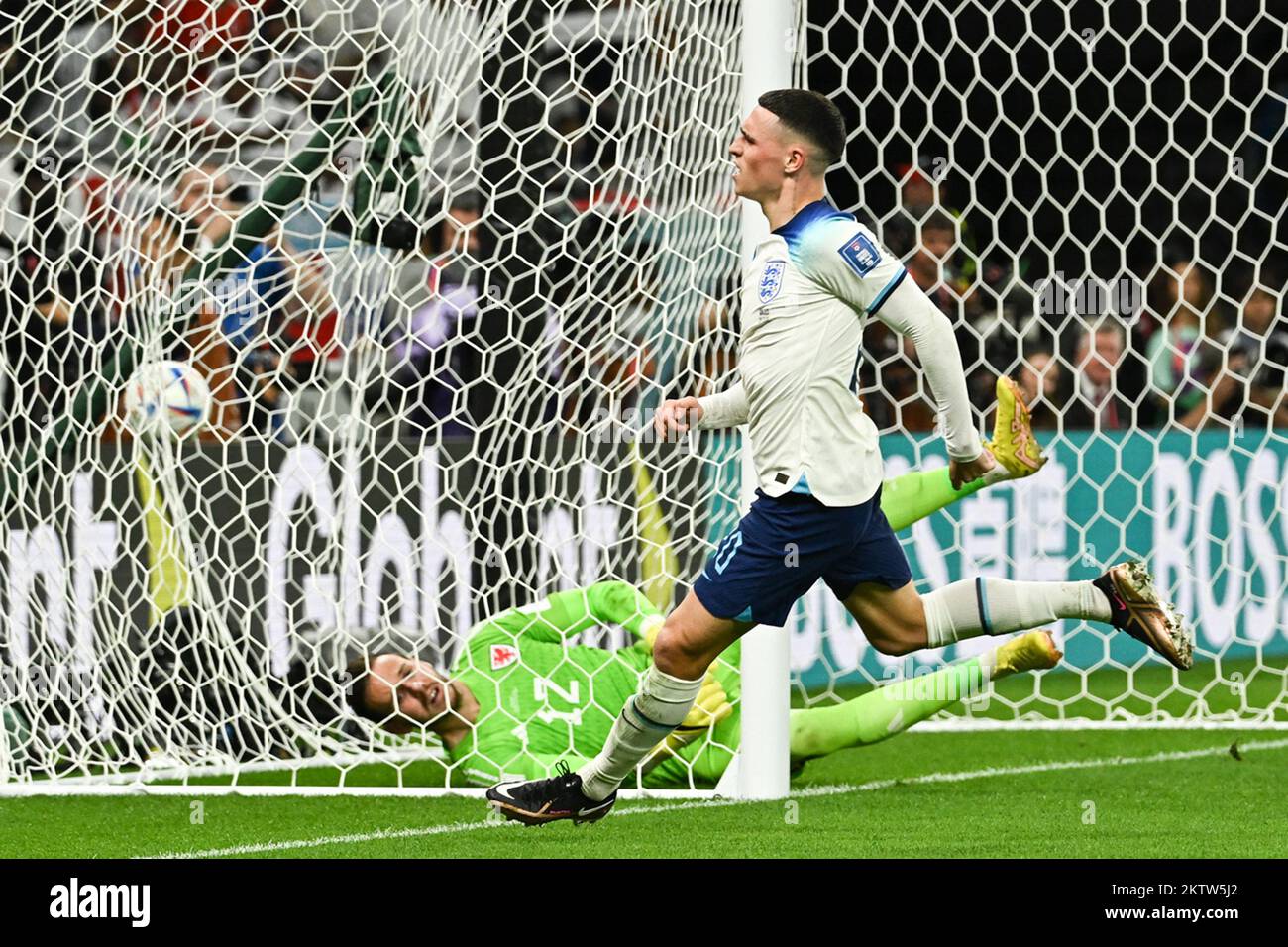 Danny Ward Of Wales And Phil Foden Of England During Wales V England