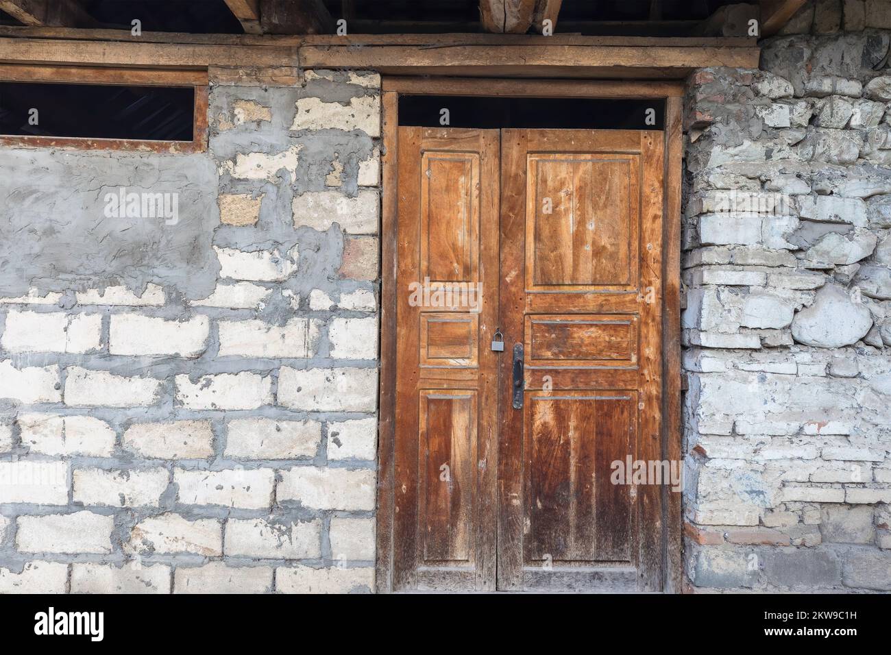 Texture Of Old Wooden Doors Stock Photo Alamy