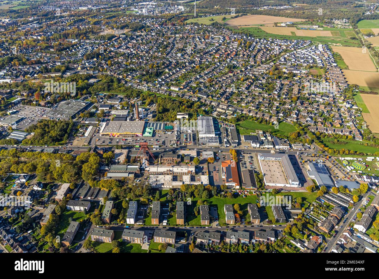 Luftbild Gewerbegebiet Rheinpreußenpark ehemalige Zeche Rheinpreußen