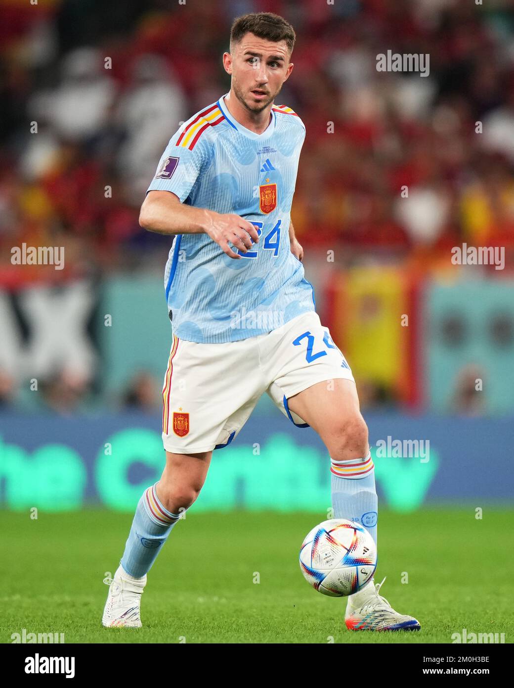 Aymeric Laporte Of Spain During The FIFA World Cup Qatar 2022 Match