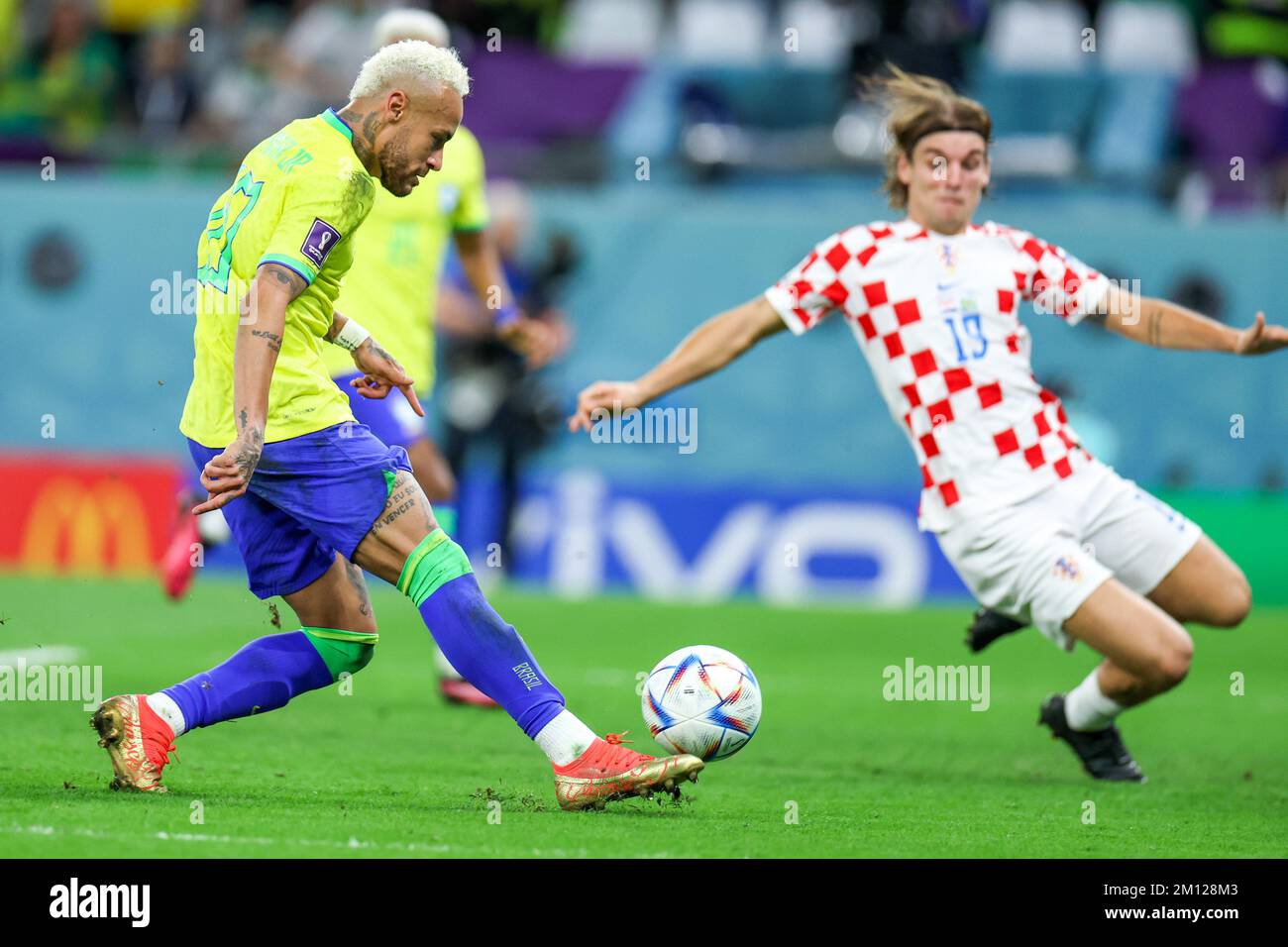 Doha Qatar Th Dec Neymar Brazil Player During A Match