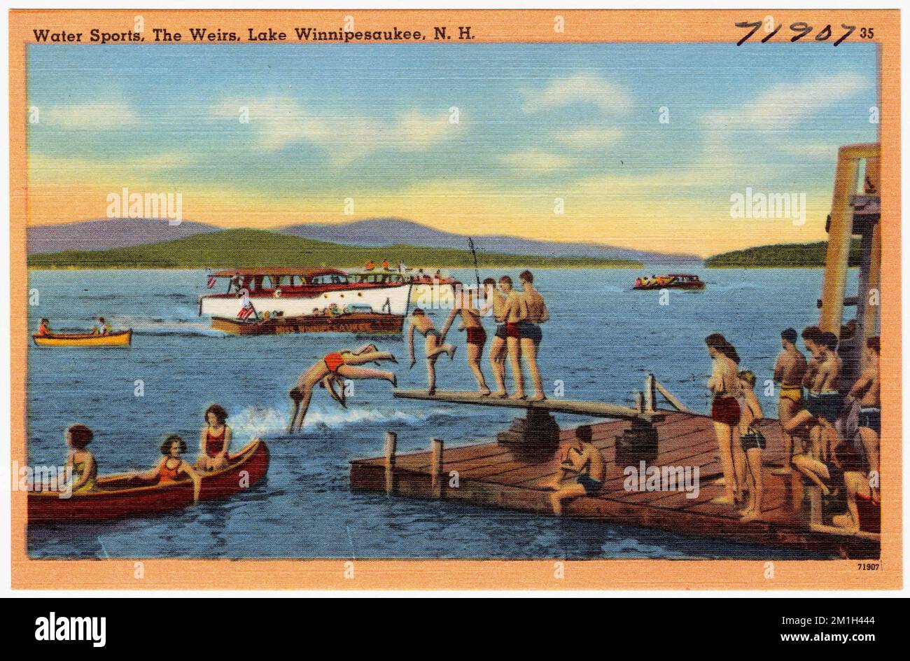 Water Sports The Weirs Lake Winnipesaukee N H Lakes Ponds