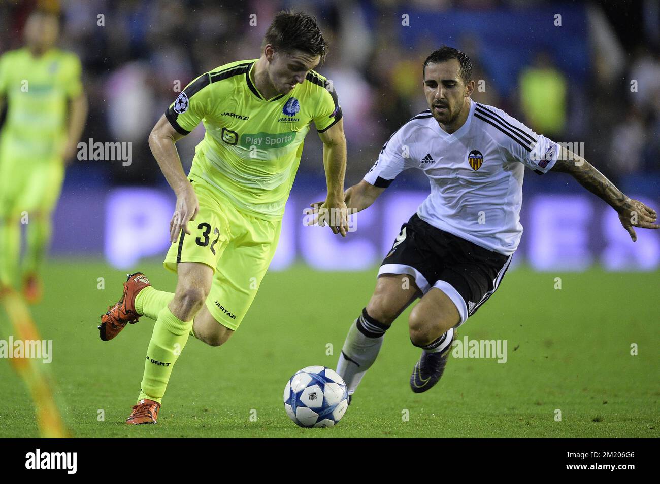 Valencia Spain Gent S Thomas Foket Pictured In Action