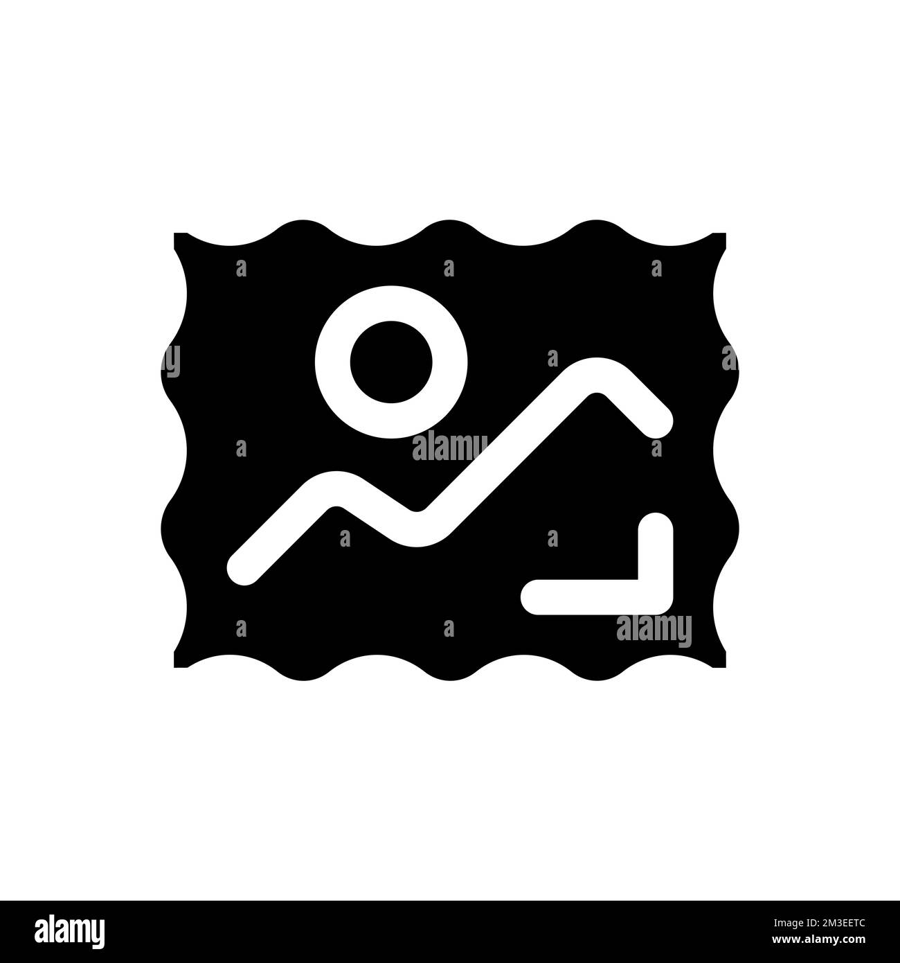 Postage Stamp Black Glyph Ui Icon Stock Vector Image Art Alamy