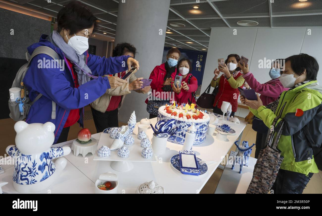 Crowds At The Make A Wish Installation By Angel Hui Hoi Kiu At The