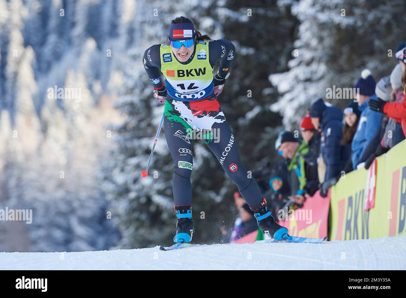 Davos Schweiz Dezember Nicole Monsorno Beim Sprint Rennen