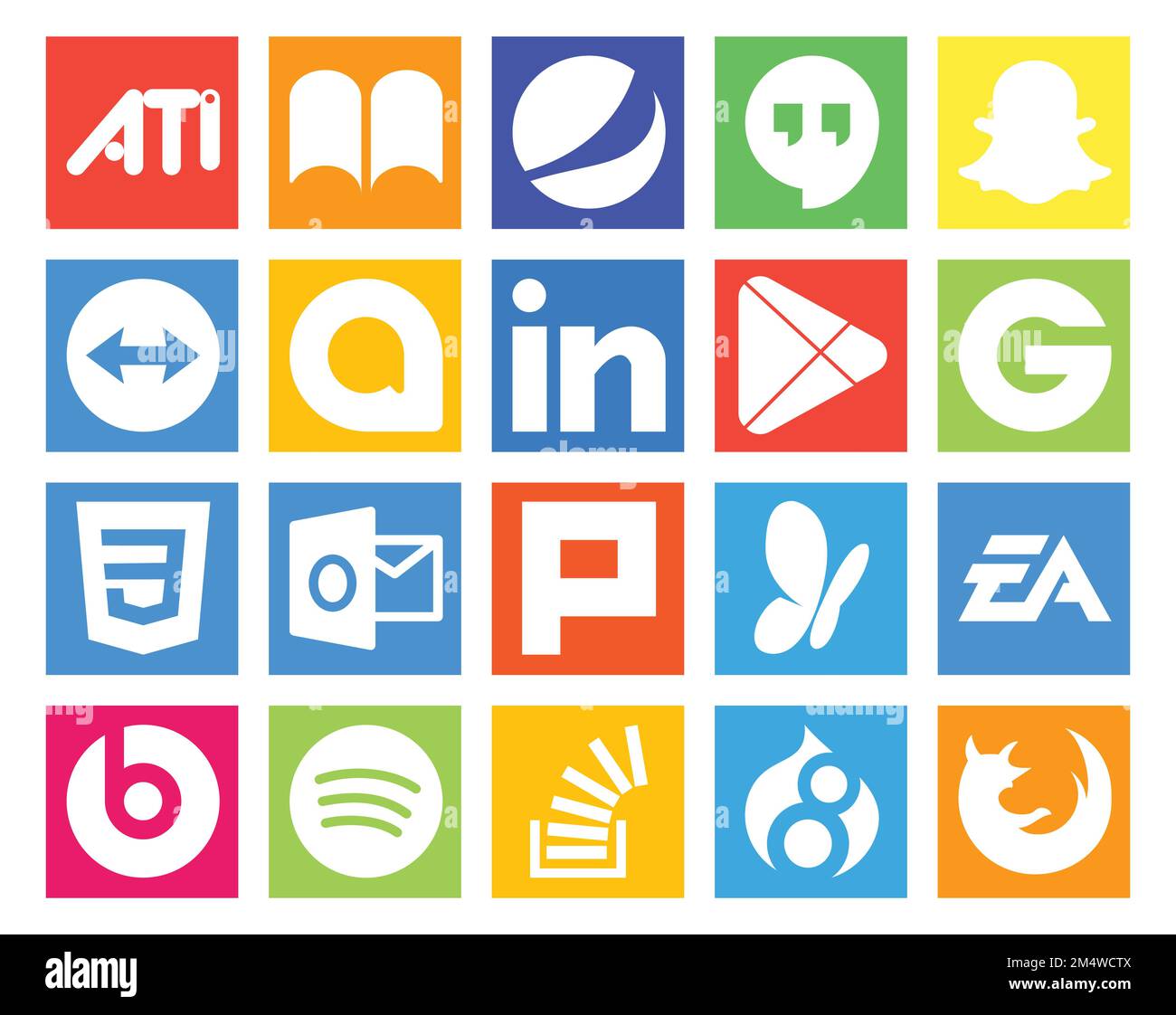 20 Social Media Icon Pack Including Sports Electronics Arts Google