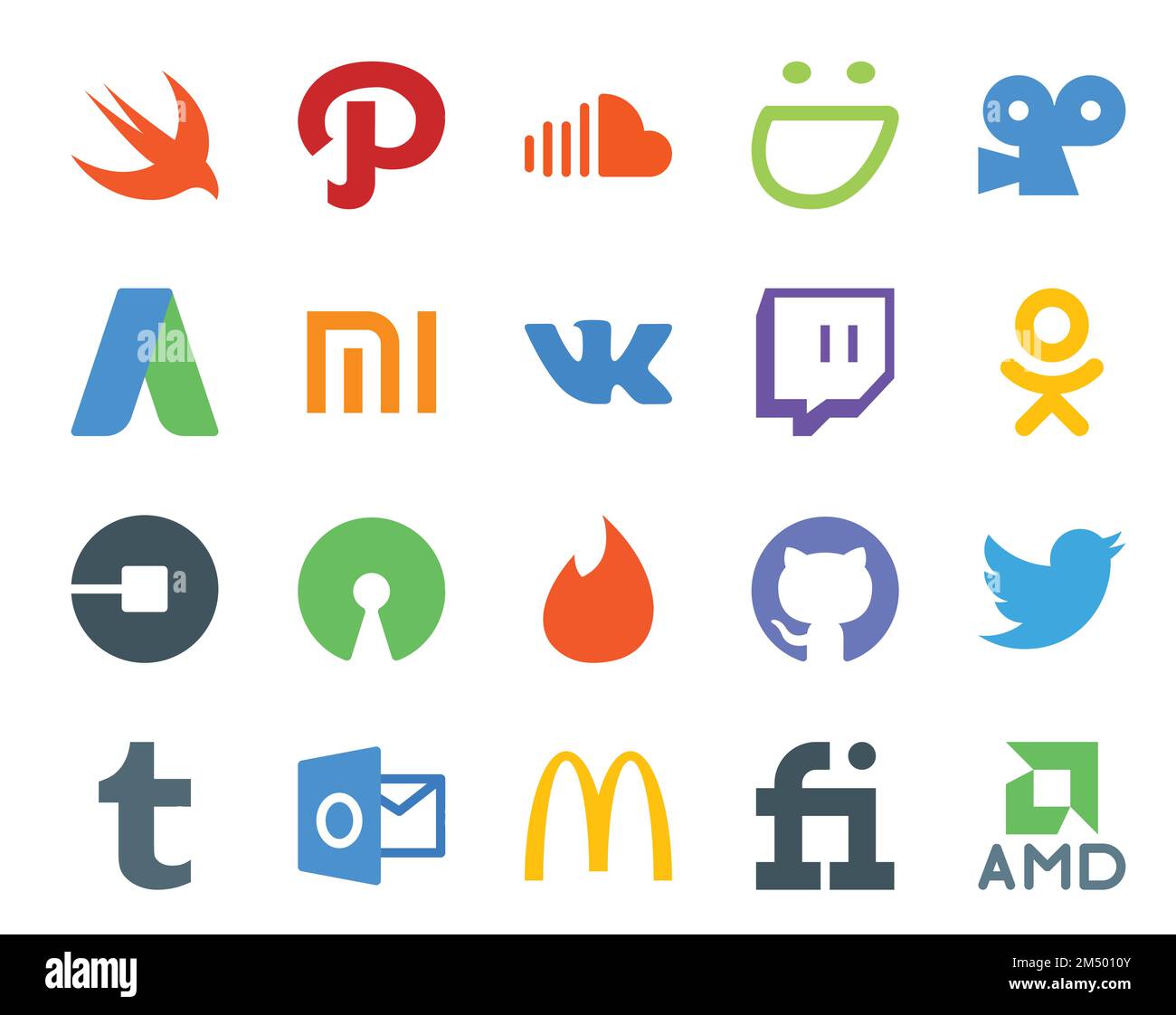 Social Media Icon Pack Including Github Open Source Xiaomi Driver