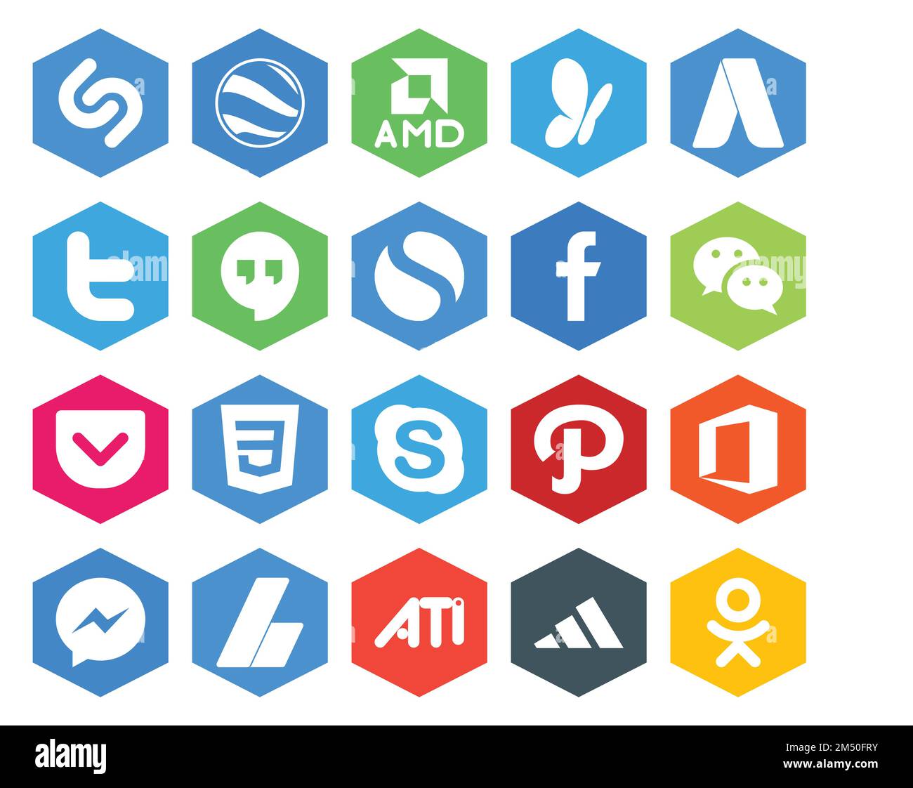 Social Media Icon Pack Including Office Chat Simple Skype Pocket