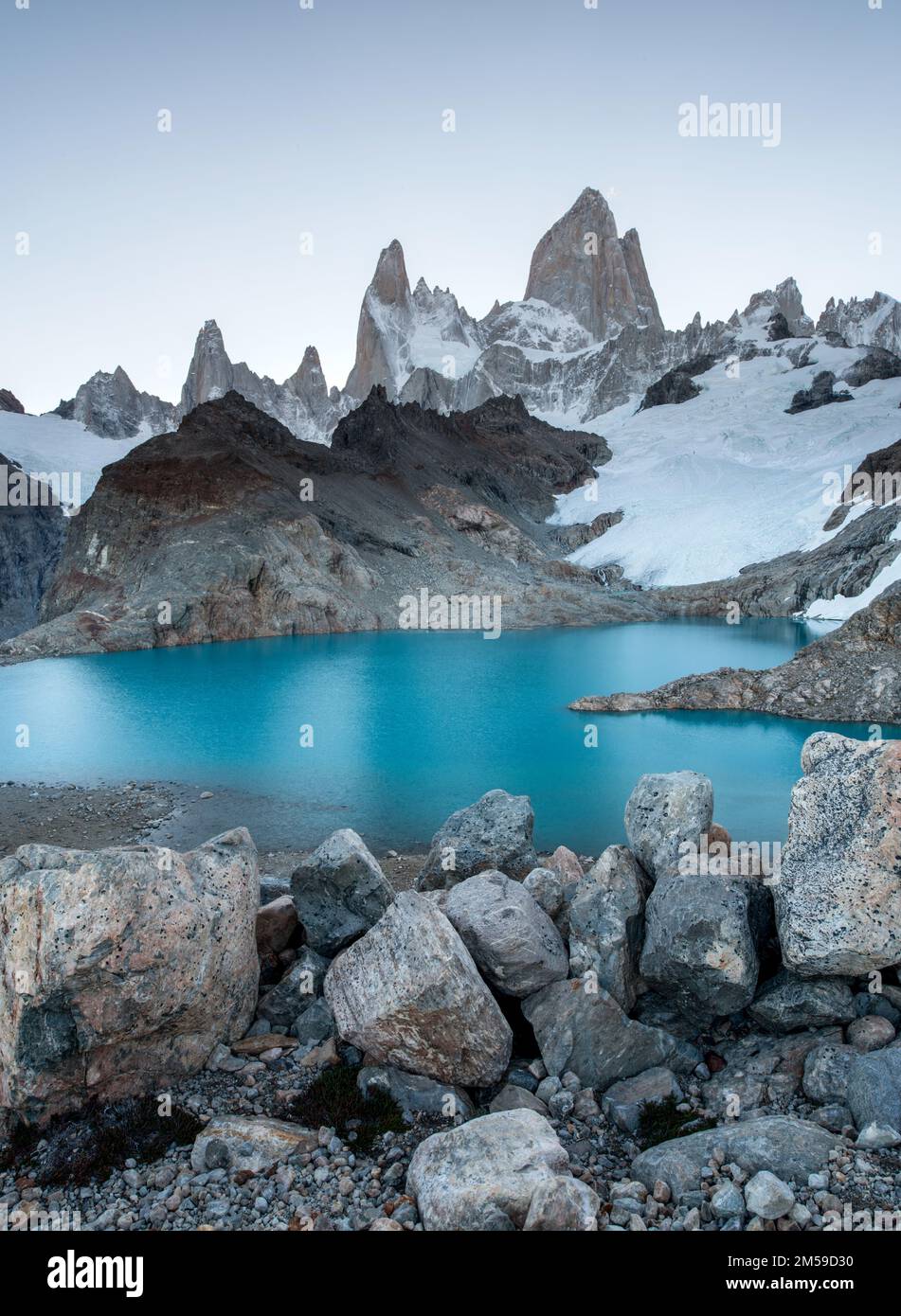 Der Berg Fitz Roy Im Los Glaciares Nationalpark In Patagonien