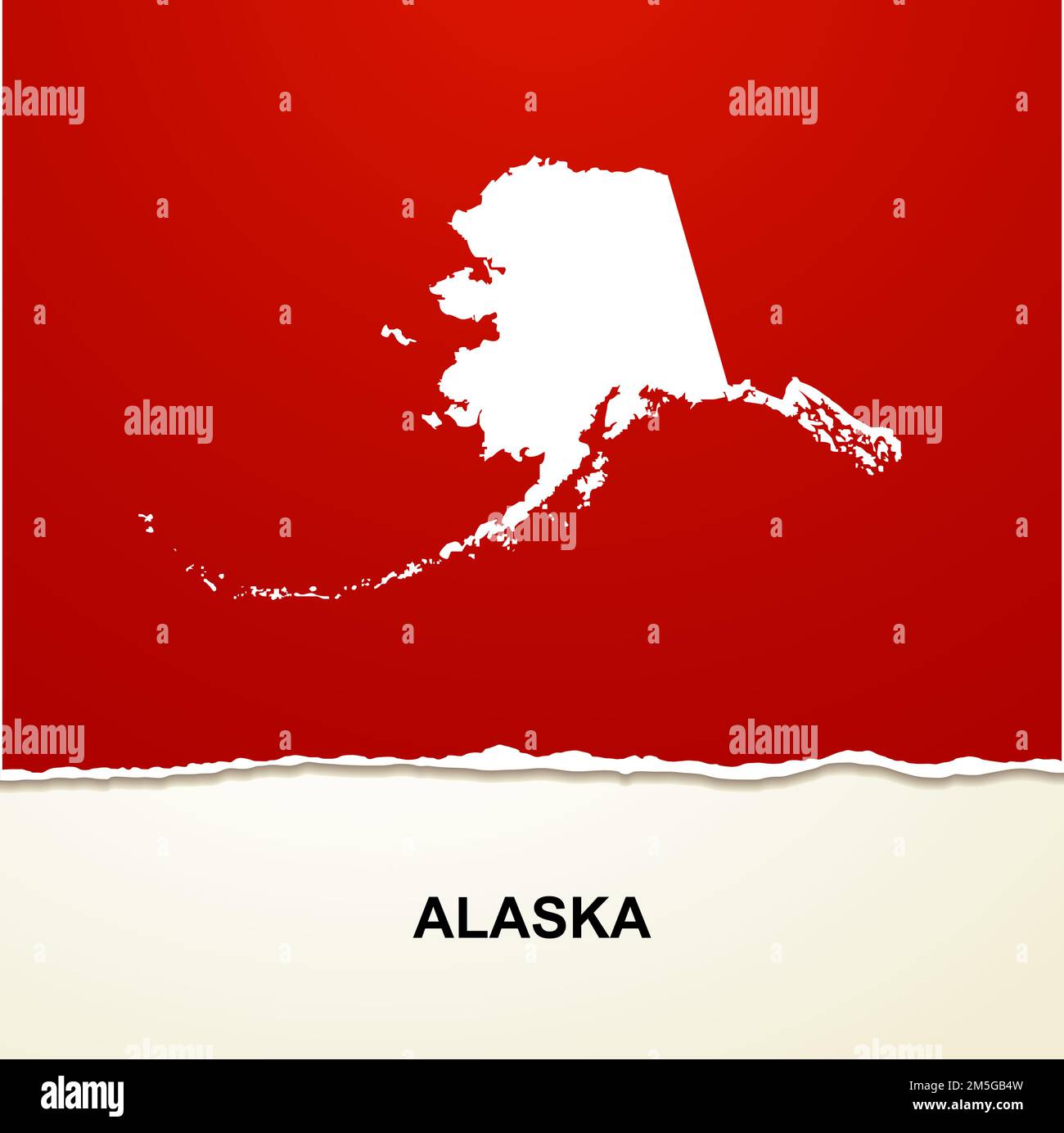 Alaska Map Stock Vector Images Alamy