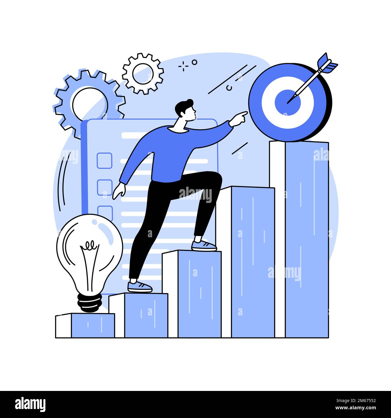 Business Mission Abstract Concept Vector Illustration Mission