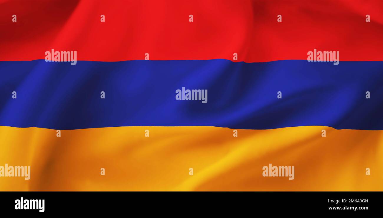 Armenia Waving Flag Background D Illustration Of Armenia Flag Stock