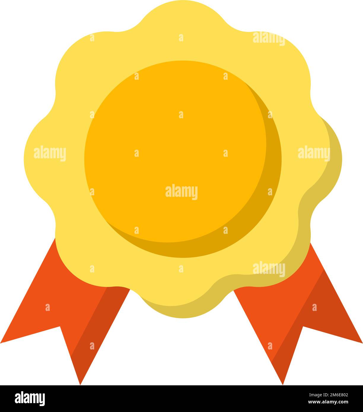 Gold Medal Icon Winning Medal Icon Reward And Badge Editable Vector