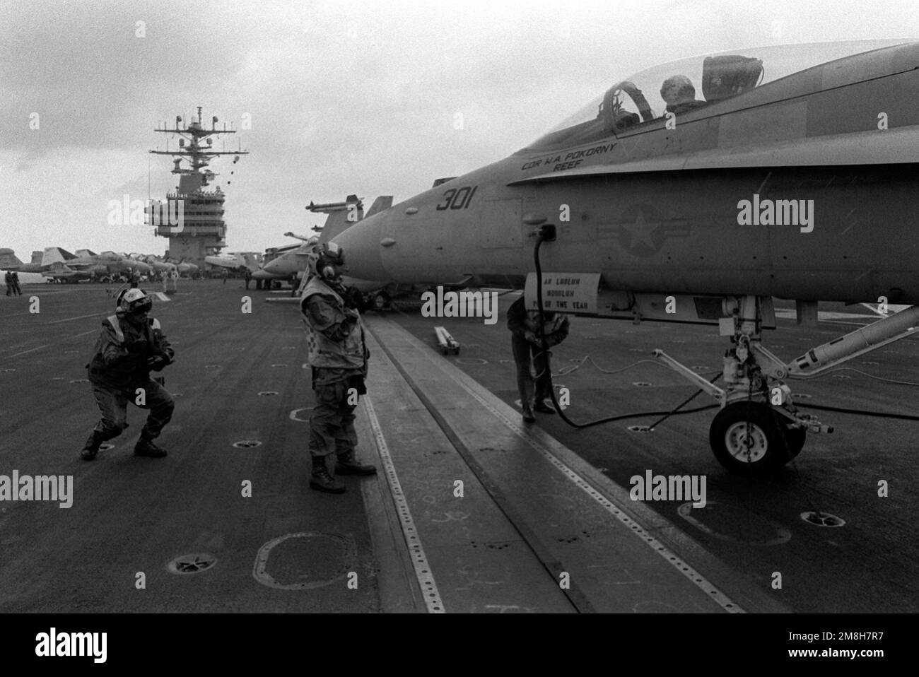 Flight Deck Crewmen Service A Strike Fighter Squadron Vfa F A