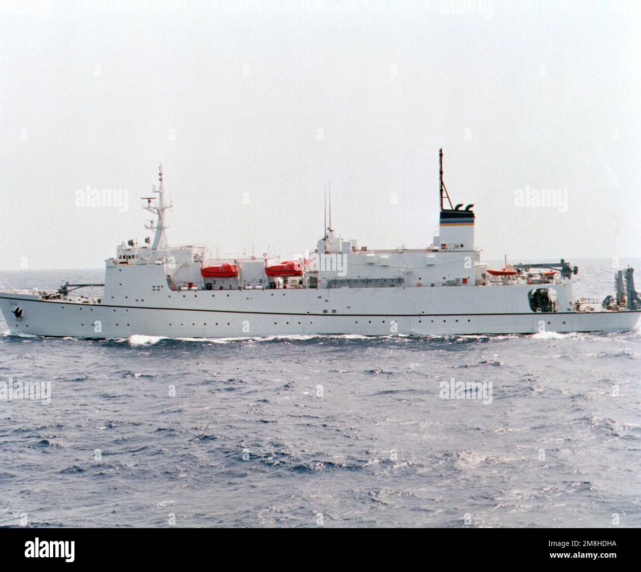 A Port Beam View Of The Surveying Ship USNS WATERS T AGS 45 Country