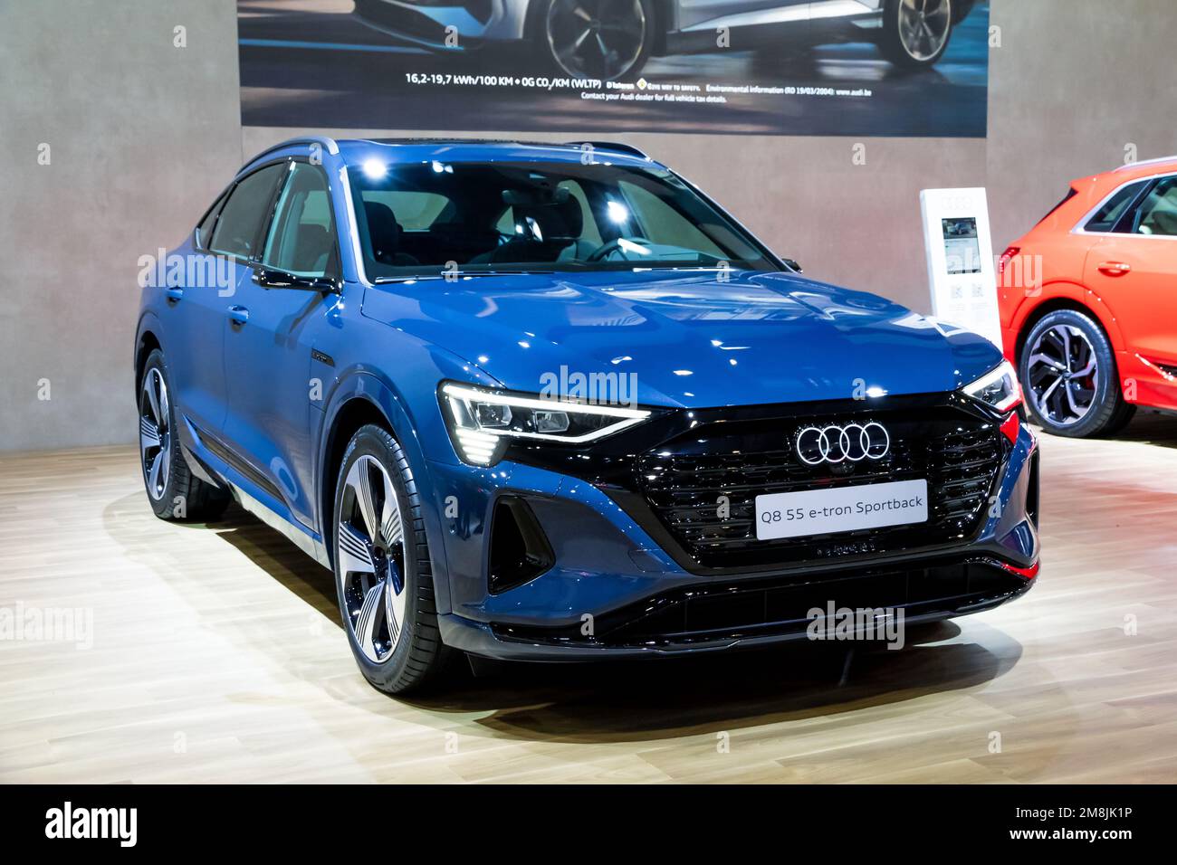 Audi Q E Tron Sportback Electric Luxury Suv Car Presented At The