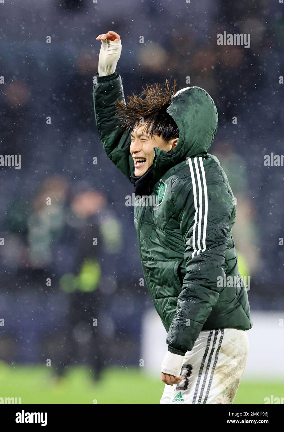 Celtic S Kyogo Furuhashi Celebrates After The Viaplay Cup Semi Final