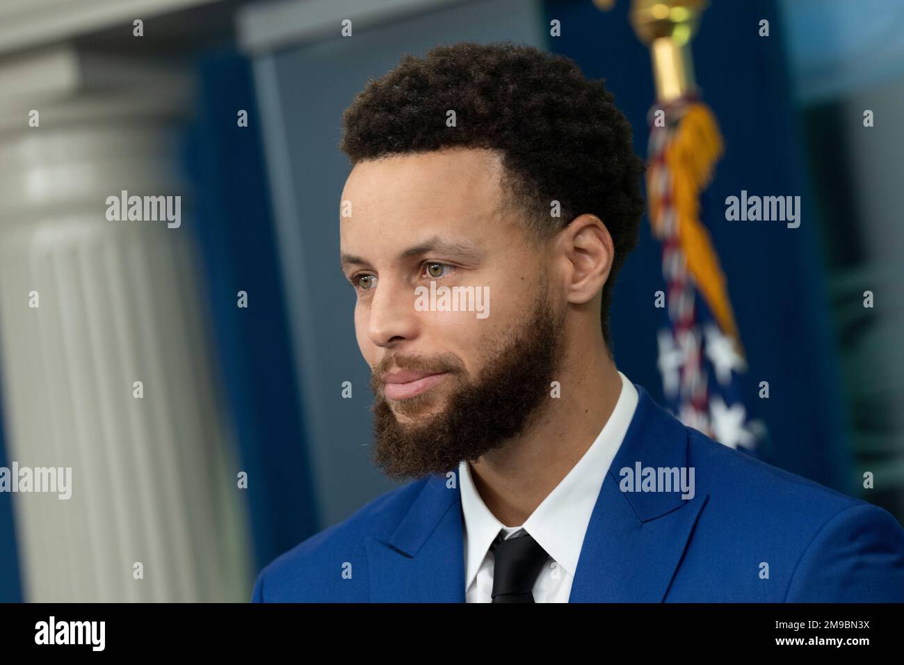 Golden State Warriors Point Guard Stephen Curry Makes A Statement