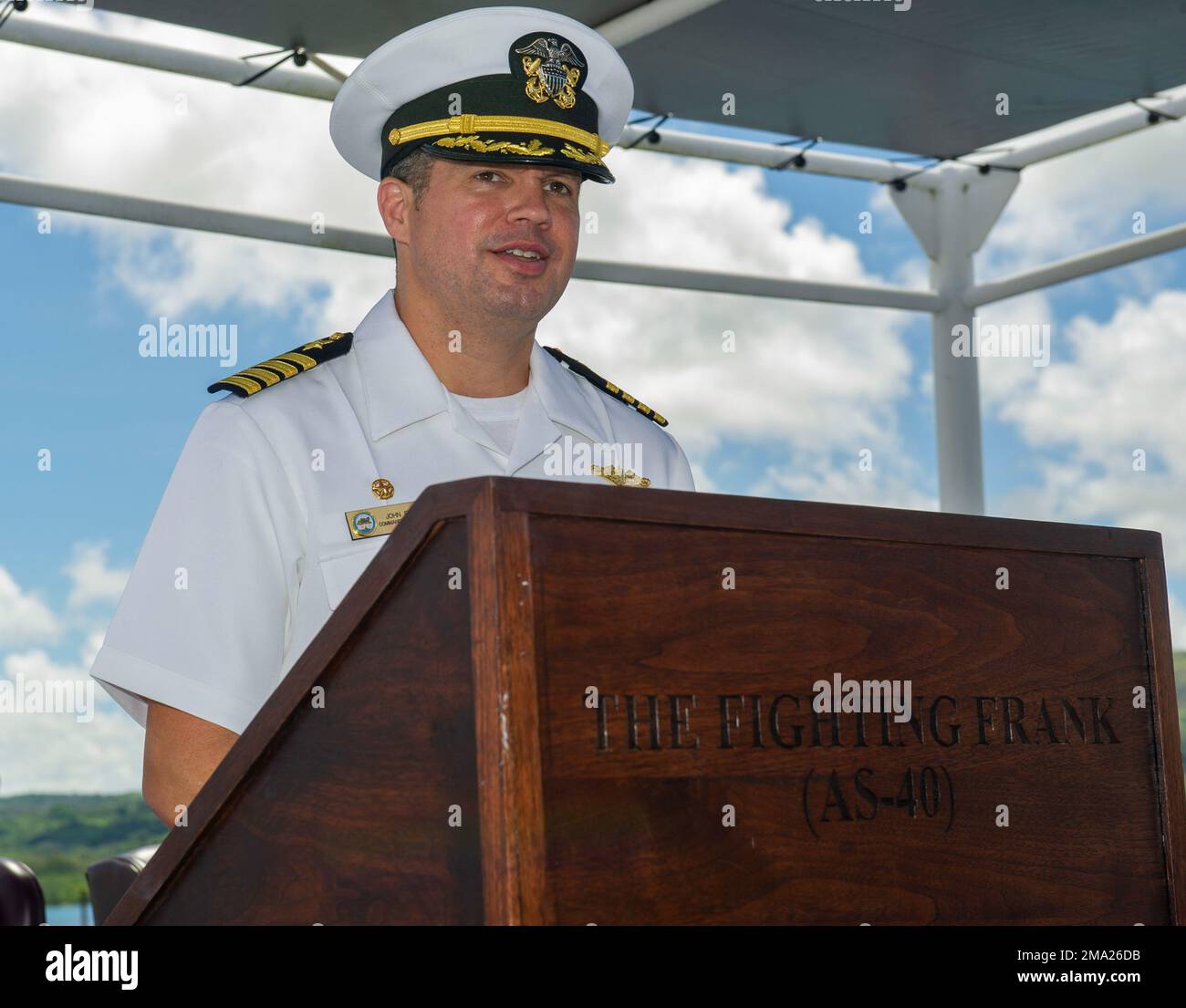 Apra Harbor Guam May Capt John Frye Incoming Commanding