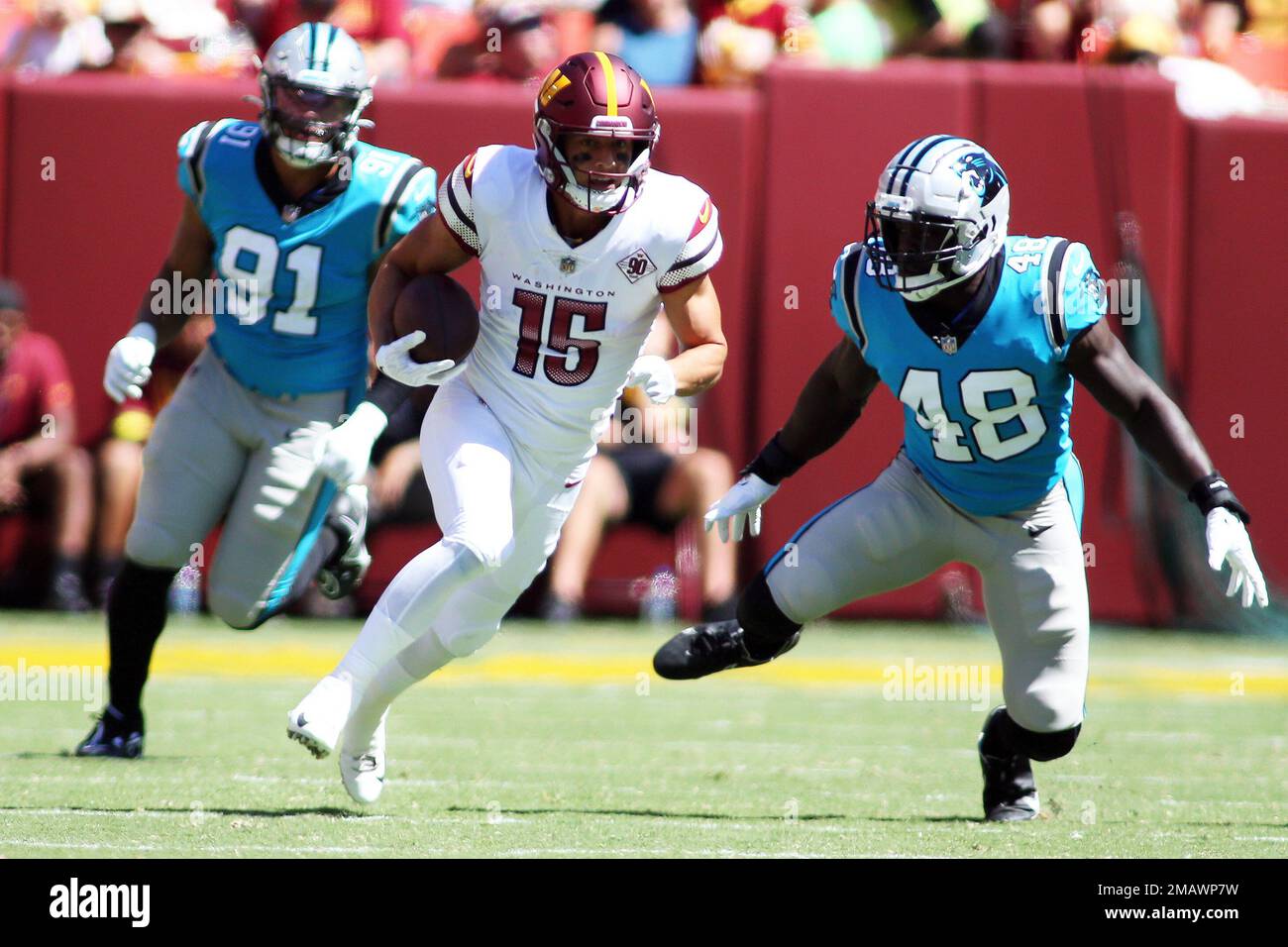 Washington Commanders Wide Receiver Dax Milne Runs During An Nfl