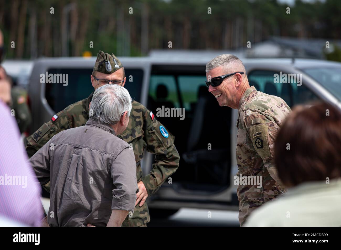 U S Army Maj Gen Jeffery Broadwater Deputy Commanding General Of V