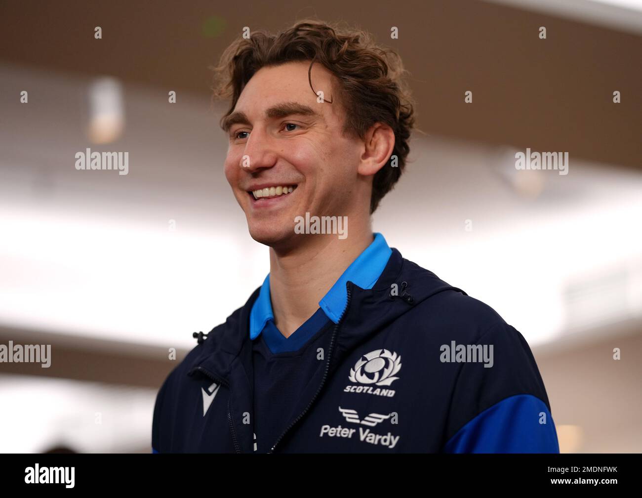 Scotland Captain Jamie Ritchie During The Guinness Six Nations Launch