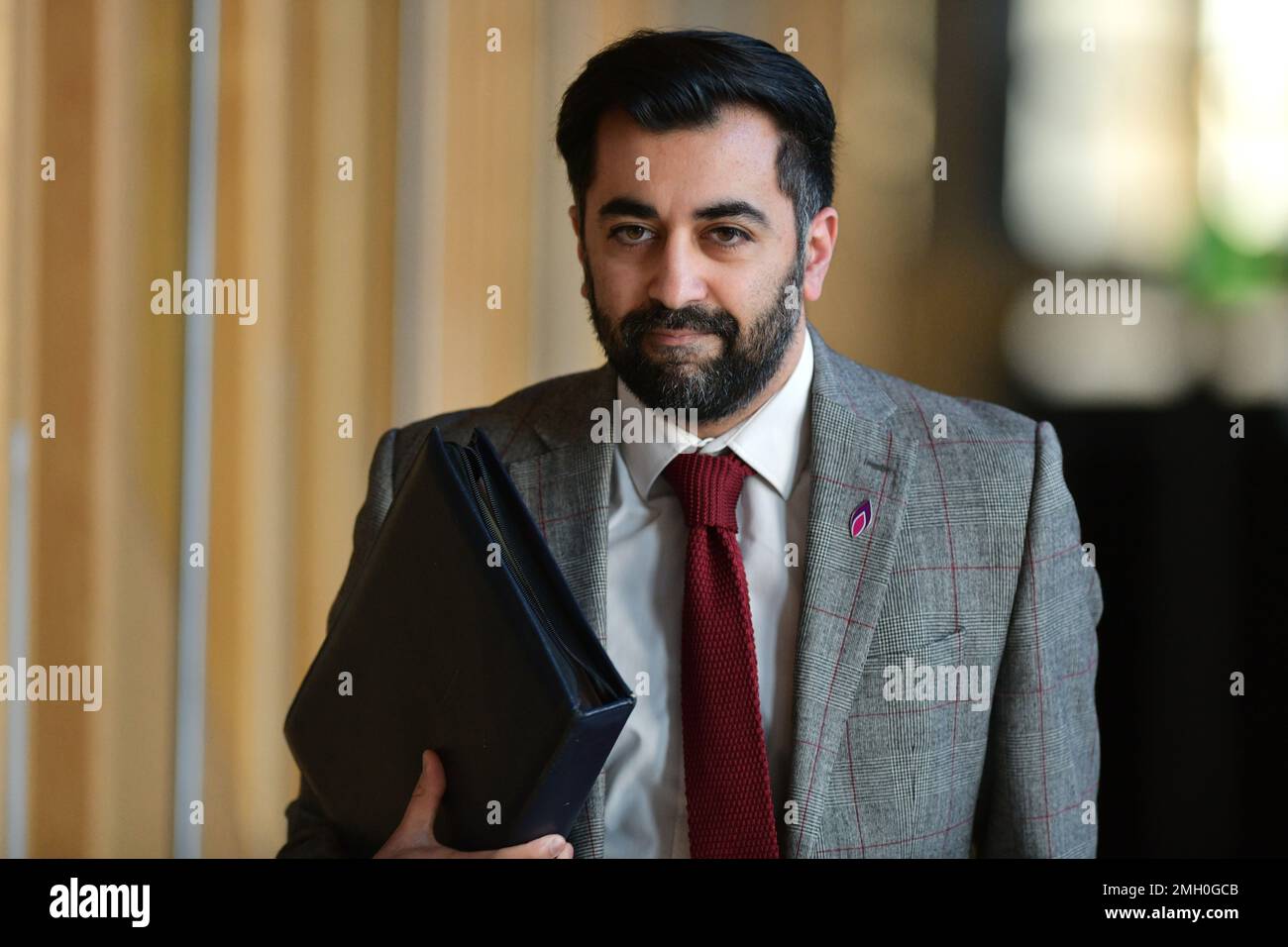 Edinburgh Scotland UK 26 January 2023 Humza Yousaf Arrives For First