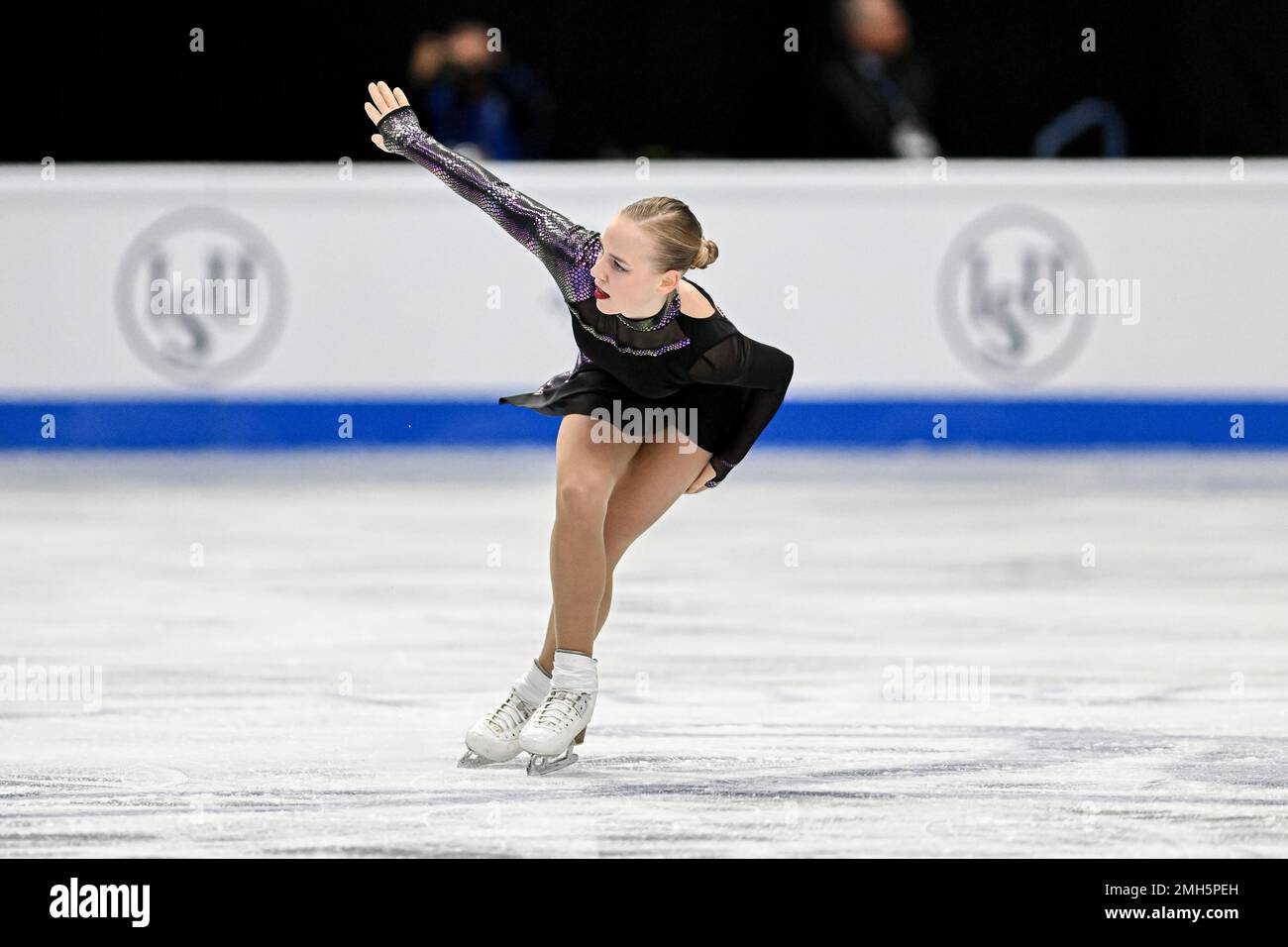 Niina PETROKINA EST During Women Short Program At The ISU European