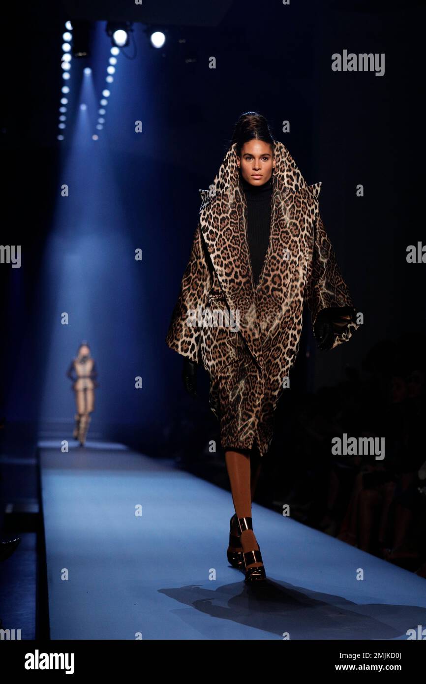 Model Cindy Bruna Wears A Creation For The Jean Paul Gaultier Haute