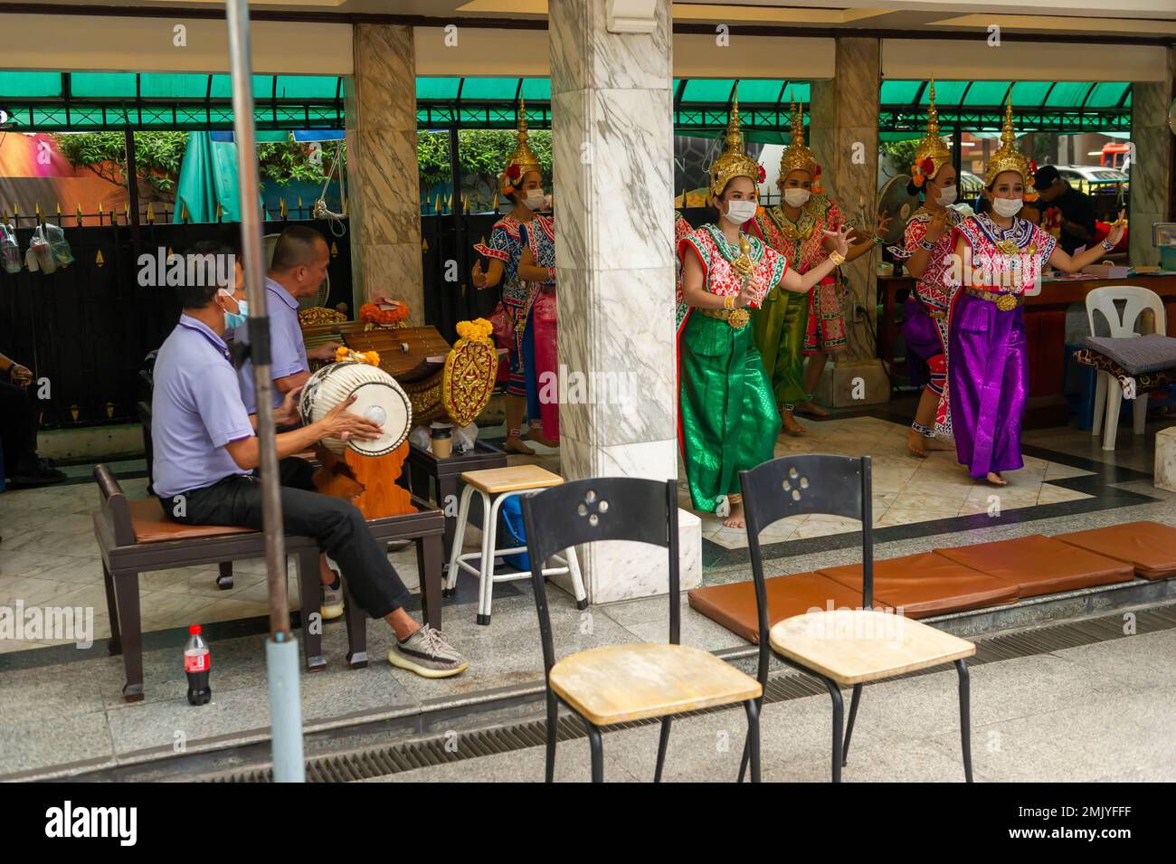 The Erawan Shrinem Bangkok Thailand Stock Photo Alamy