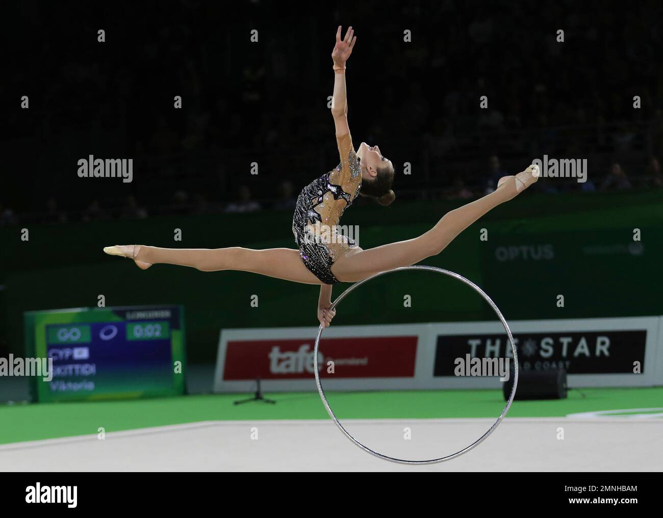 Cyprus S Viktoria Skittidi Competes In The Team Final And Individual