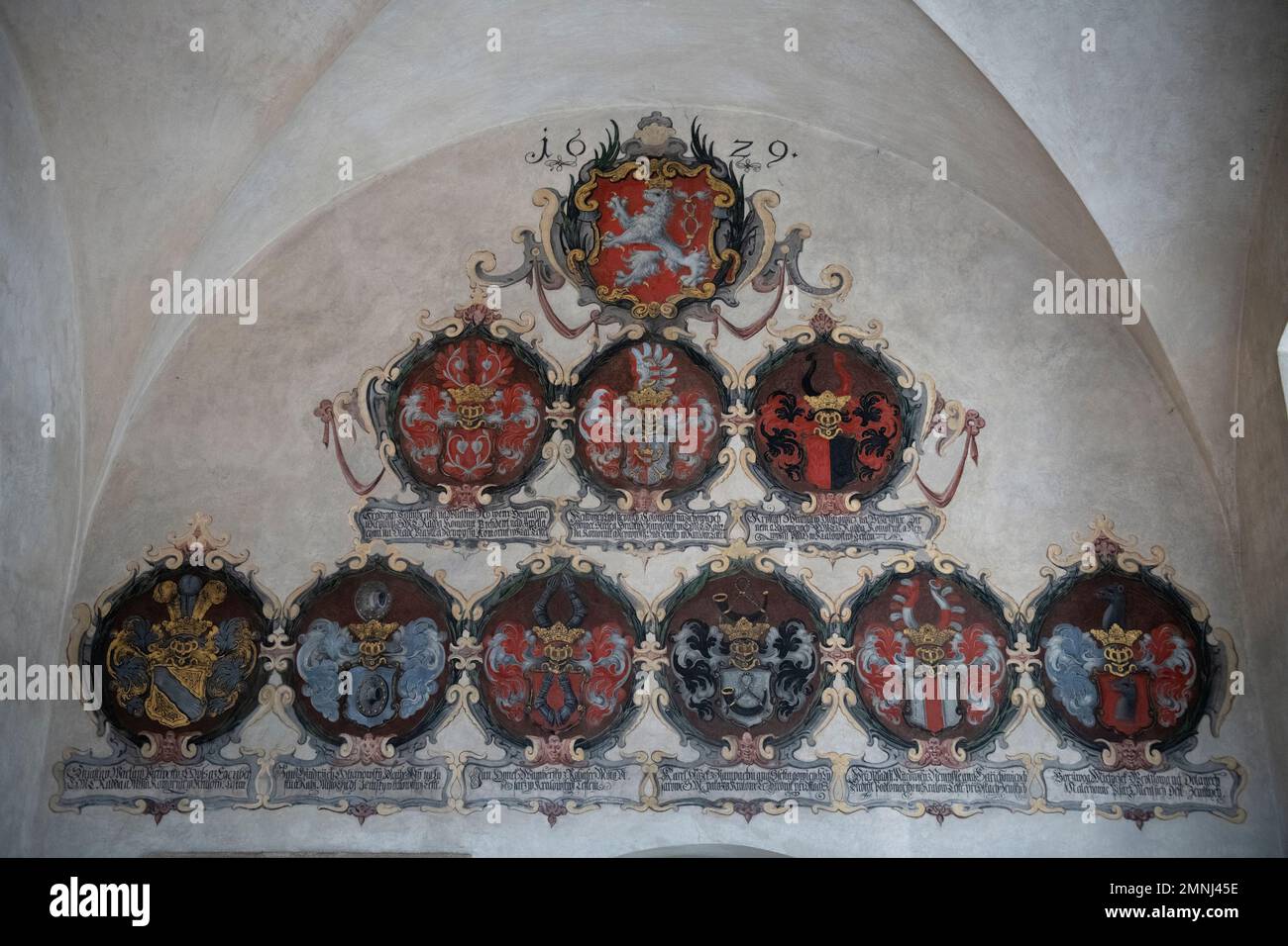 Coat Of Arms Old Royal Palace Prague Castle Prague Czech Republic