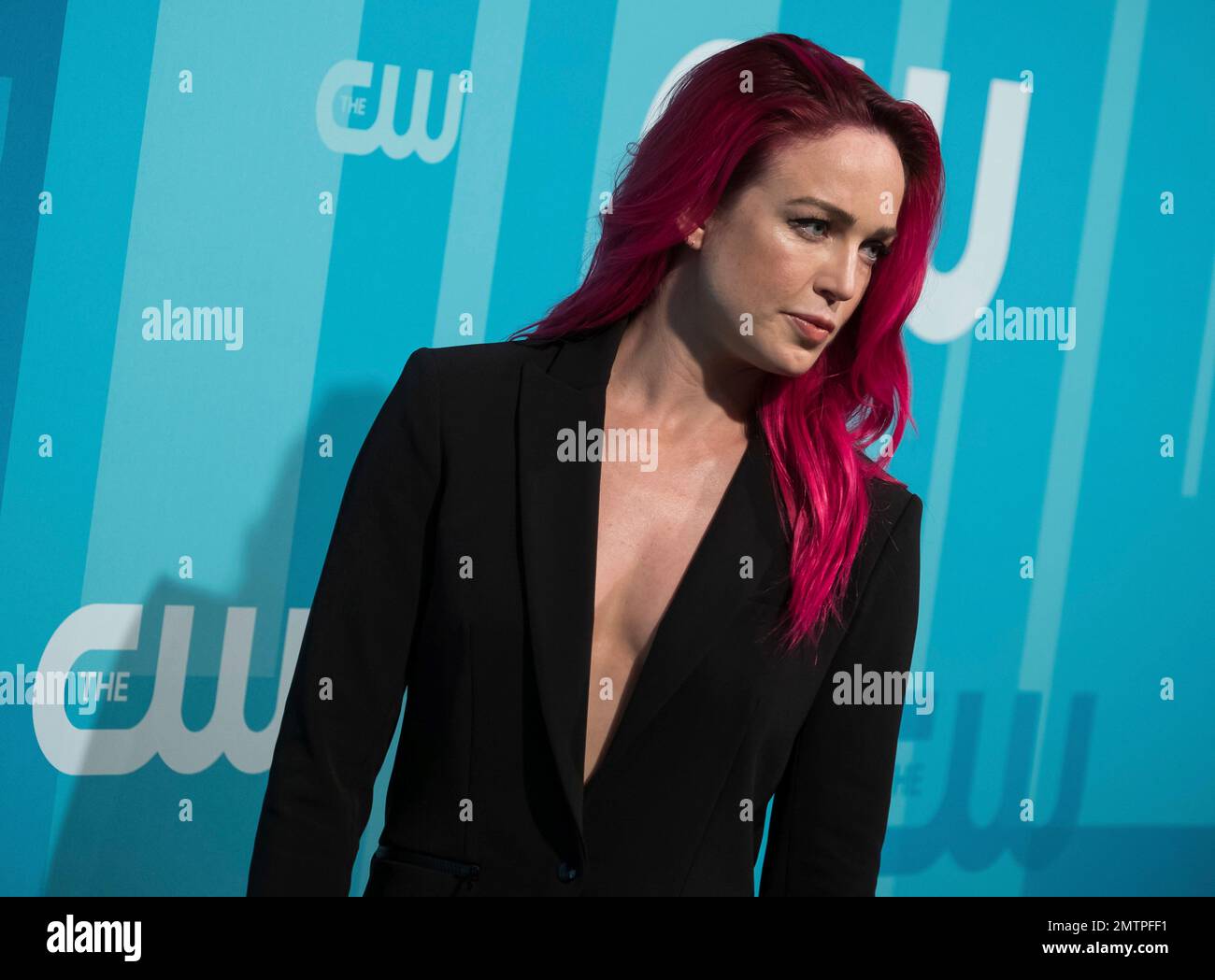 Caity Lotz Attends The CW Network 2017 Upfront Presentation At The