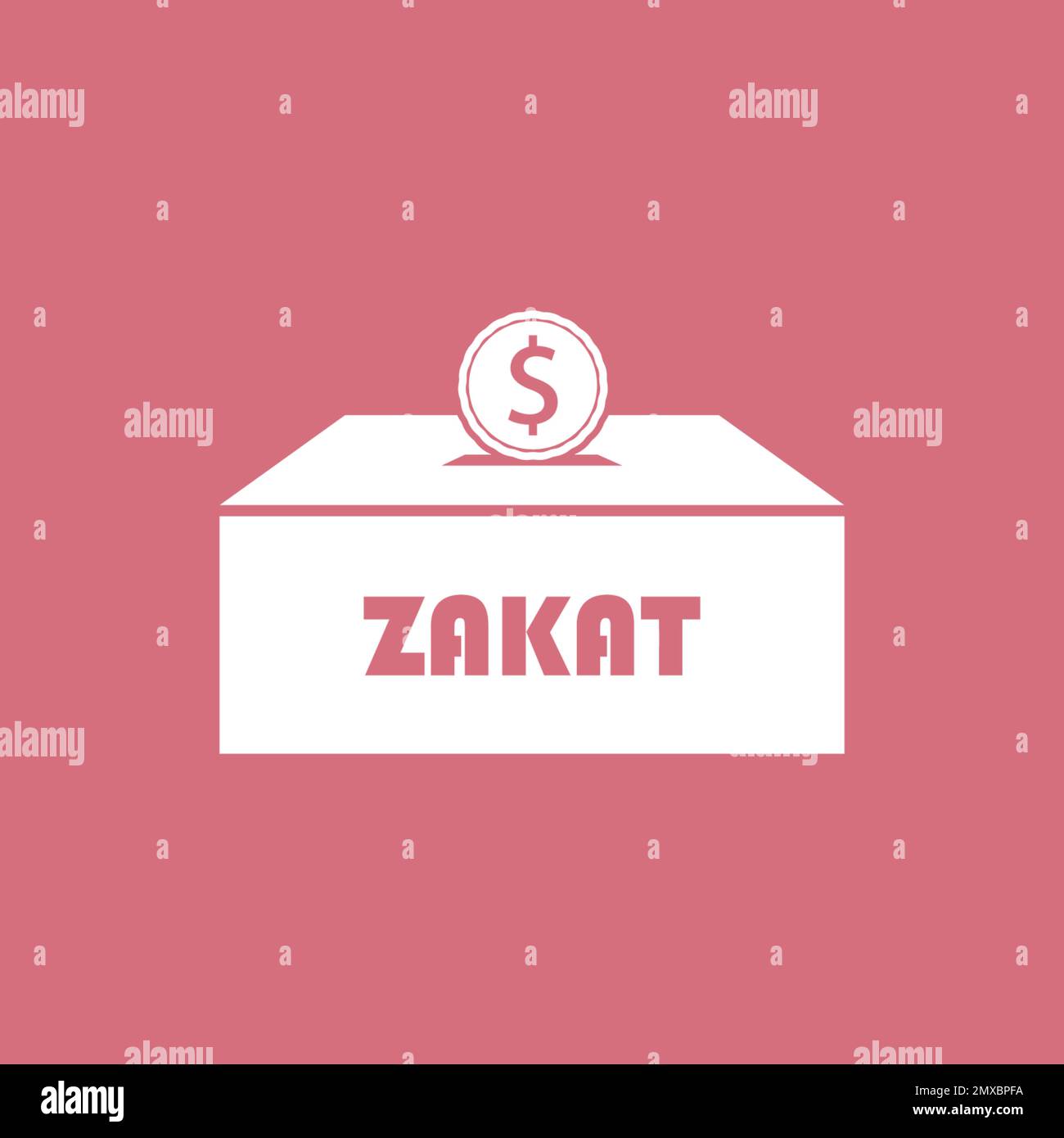 Zakat Icon Symbol Premium Quality Isolated Money Box Element In Trendy