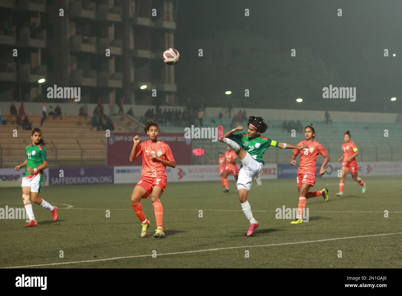 Saff U Womens Championship Fixture Match Between Bangladesh And