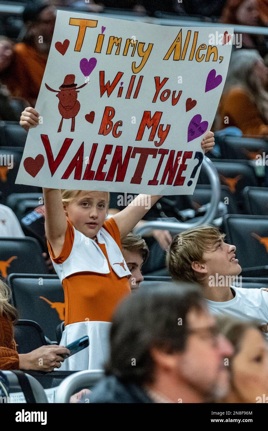 Texas Usa Th Feb Fans Of The Texas Longhorns Cheering Vs The