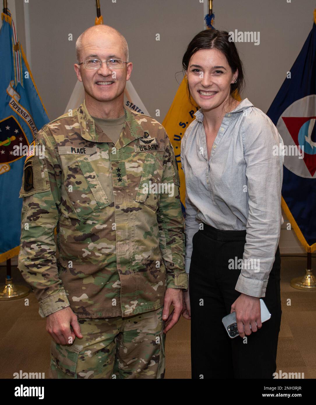 U S Army Lt Gen Ronald J Place Dha Director And His Wife Carol