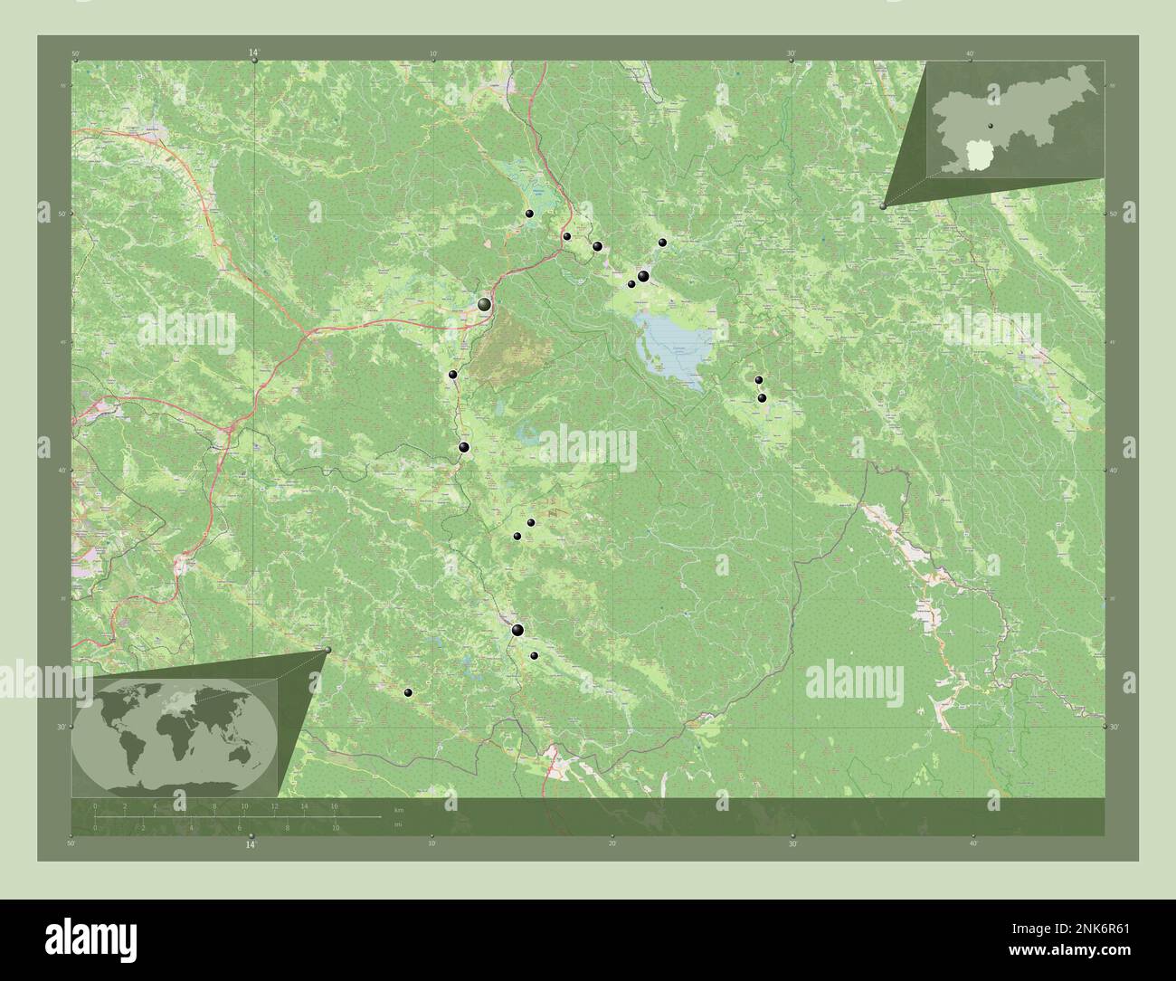 Notranjsko Kraska Statistical Region Of Slovenia Open Street Map