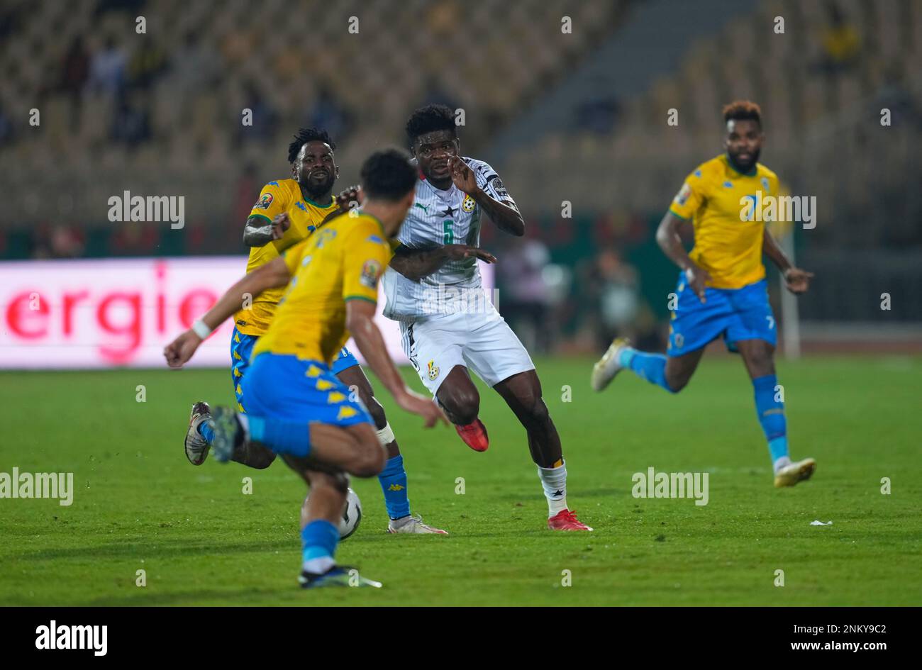 Yaound Cameroon January Thomas Partey Of Ghana During