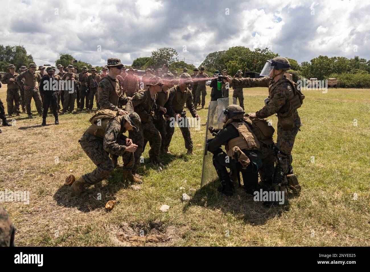 MULLIKULAM Sri Lanka Jan 23 2023 U S Marines With The 13th