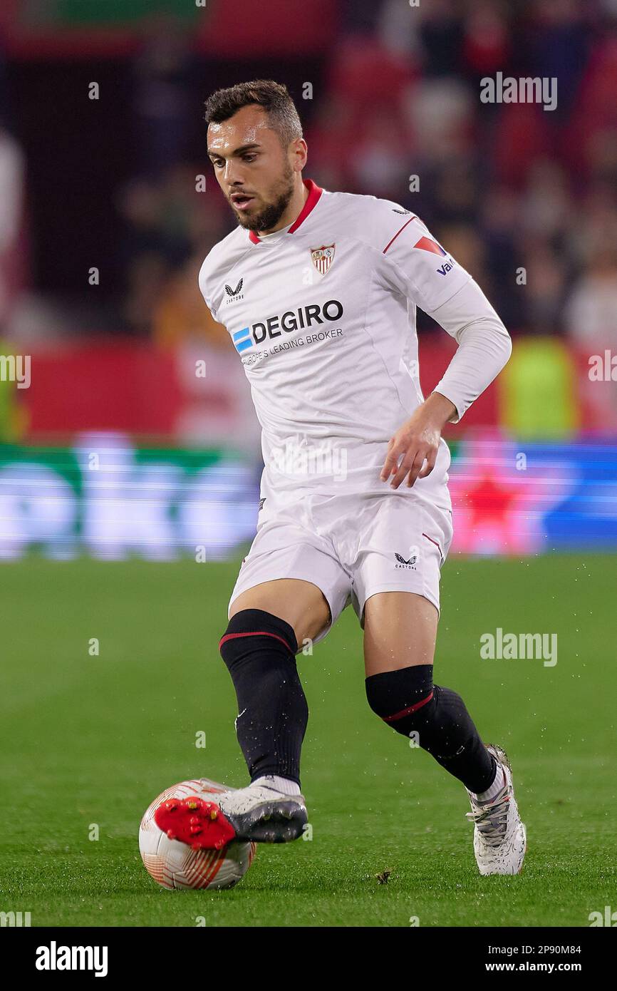 Seville Spain 09th Mar 2023 Joan Jordan 8 Of Sevilla FC Seen