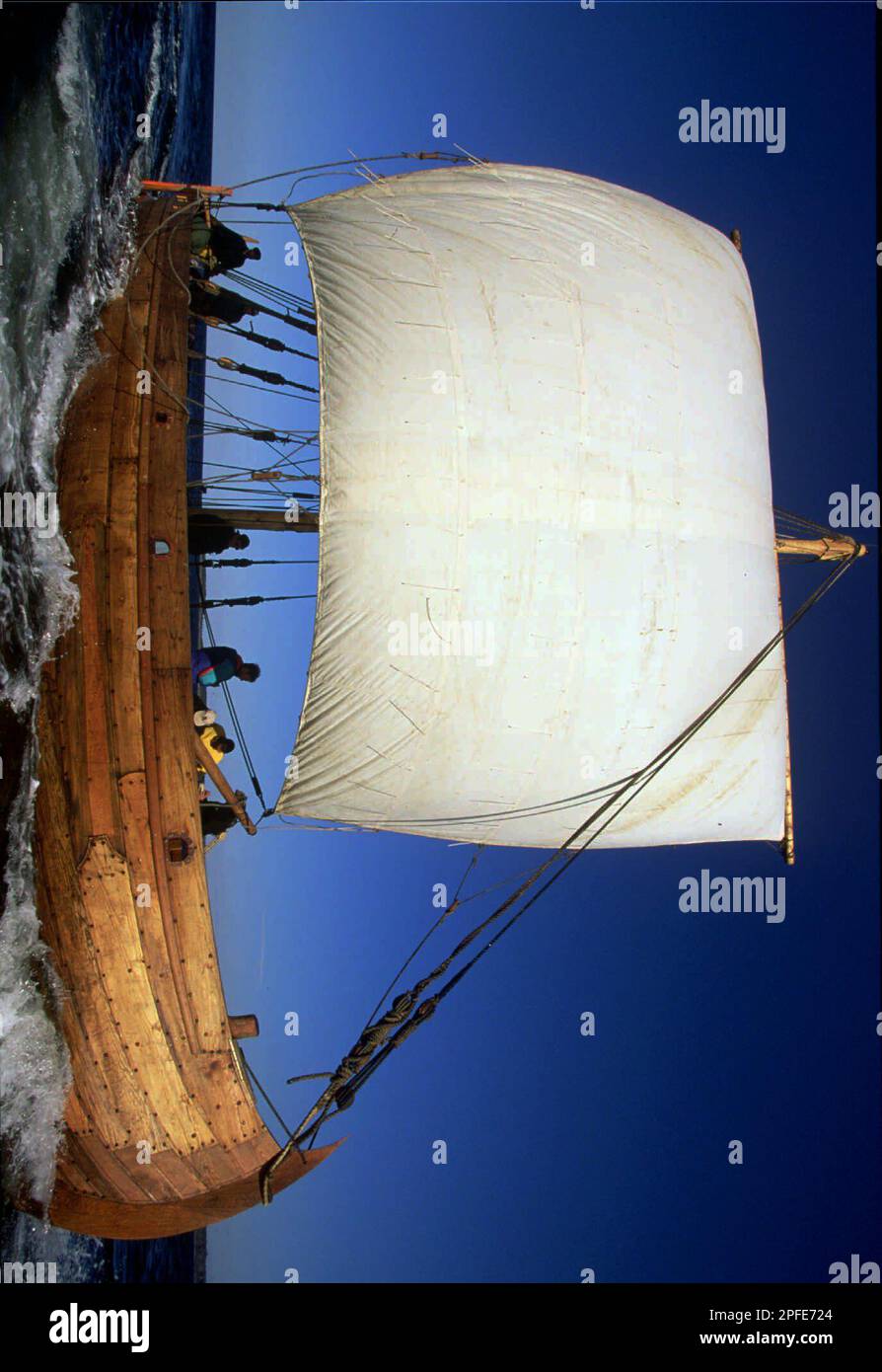 The Snorri A Foot Replica Of A Viking Merchant Ship Known As A