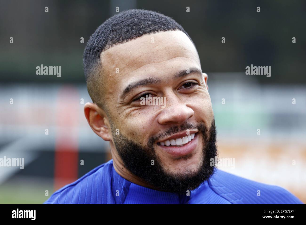 Zeist Zeist Memphis Depay During A Training Session Of