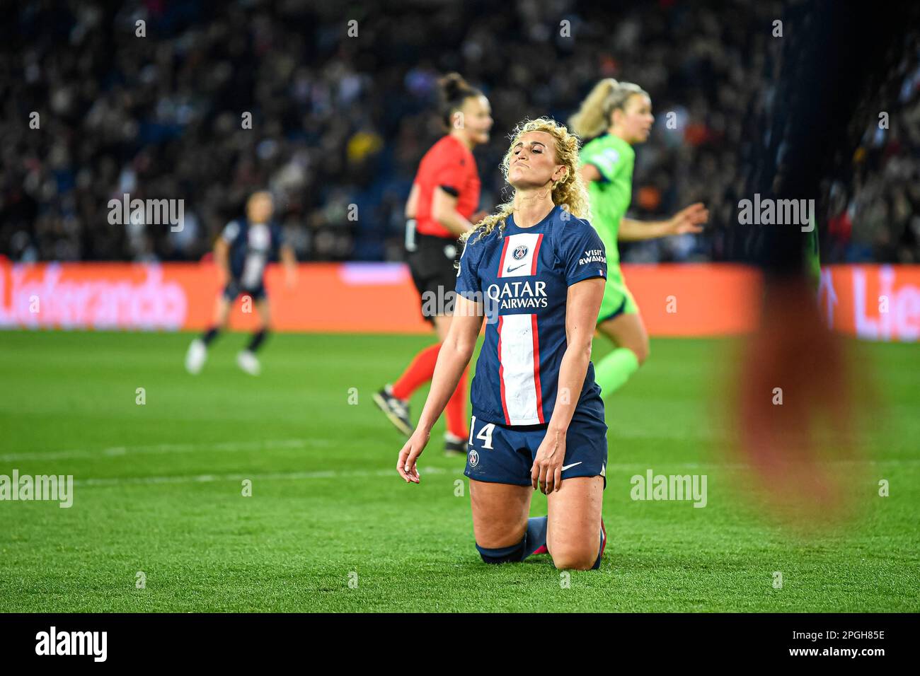 Paris France 22nd Mar 2023 Kheira Hamraoui During The UEFA Women S